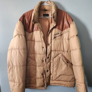 Rocawear Tan Vintage Puffer Jacket